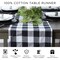 Thanksgiving & Fall Table Decoration Autumn Farmhouse Plaid, Table Runner, 14x72, Orange Plaid